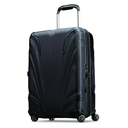 Samsonite Silhouette XV Hardside Luggage with Spinner Wheels, Black, Checked-Medium 26-Inch