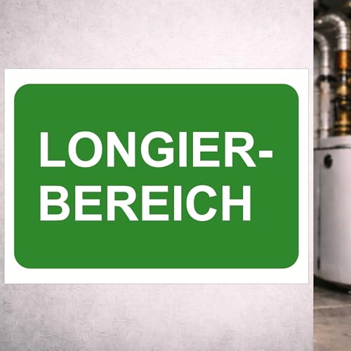 Autocollant de sécurité avertissement Longier Bereich pour sécuriser entreprise et cabinet