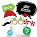 Holiday Party - Christmas Photo Booth Props Kit - 20 Count