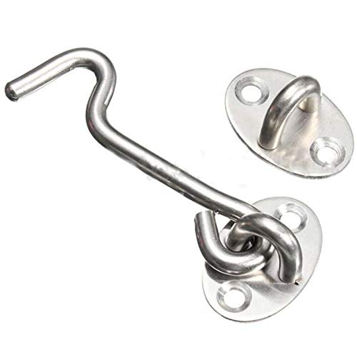 LooBooShop Cabinet/Door/Window Cabin Hook Durable Chrome Silent Holder Household Supply