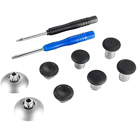 E-WOR® Replacement OEM Xbox One Elite Controllers Swap Thumbsticks Accessory Joystick Set Fits for Xbox one & PS4 Controller (8 Pcs) Cover