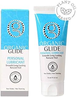 Organic Glide Natural Personal Lubricant, Probiotic Edible Formula Lube - for Men Women