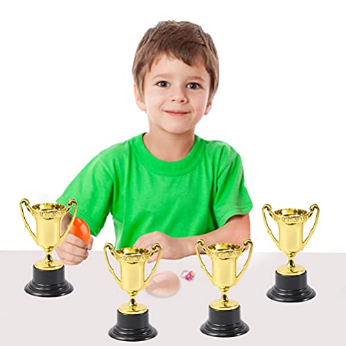 TOYANDONA 10 Pcs Mini Troféus para Crianças Copos de Troféus de Ouro de Ouro para Crianças E Adultos