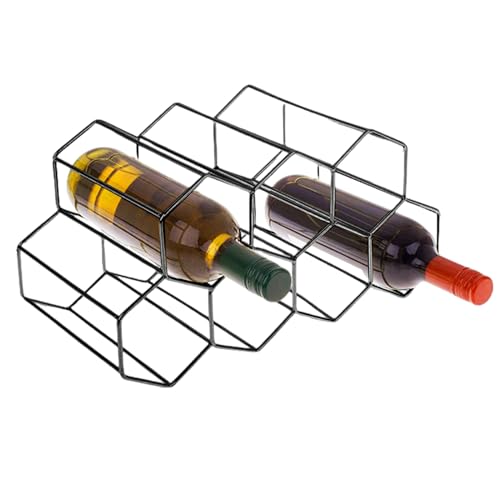 Casier à vin horizontal anti-encombrement pour stocker 9 bouteilles de vin - 2