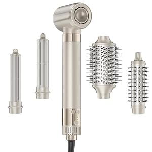 MESCOMB 5-in-1 Airstyler & Hairstyler mit Auto-Wrap für Schnelles Styling
