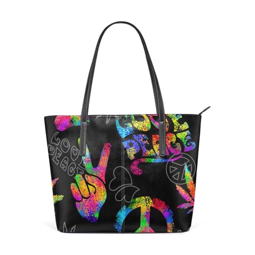 Image of Top Handle Bag for Women Vegan Leather Lady Purse Shoulder Bag