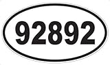 US Decal, Inc. Number 92892 Oval Sticker