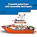 LEGO City Coast Guard Rescue Boat & Helicopter Building Toys - Kids Pretend Play Set for Boys & Girls, Ages 7+ - W/2 Rescue Boat Toys, 5 Minifigures & Dog Figure - Gift Idea for Birthdays - 60504