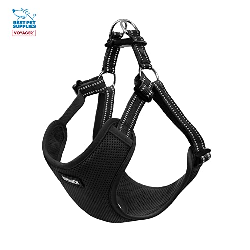 Best Pet Supplies Voyager Adjustable Dog Harness Leash Set including Reflective Stripes for Walking Heavy-Duty Full Body No Pull Vest with Leash D-Ring - Image 4