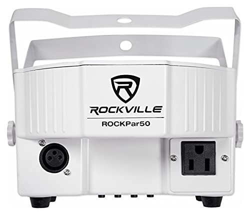 Image of Rockville RockPAR50 White LED RGB Compact Par Can DJ /Club Stage DMX Wash