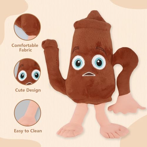 F7 Tung Tung Tung Tung Sahur Kuscheltier, Lustige Italian Brainrot Kuscheltier Tralalero Tralala Plüschfigur Süße Stuffed Animal Schlummer Gefülltes Kissen Geschenke für Fans Kinder Erwachsene