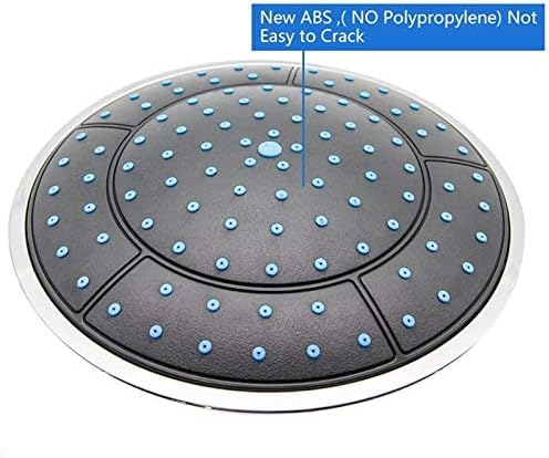Duschkopf 1pc 25cm Kunststoff Runde Form Regen Powered Dusche Top Dusche Dach Kopf Düse Zubehör Kabine