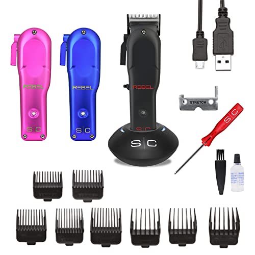 Tondeuse à cheveux professionnelle sans fil Stylecraft Rebel avec lame réglable