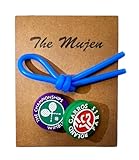 The Mujen Silicone Rubber String Tennis Racket Dampener, 3 Pack Dampeners, Vibration Dampener, Tennis Elbow, Reduce Vibration, Shock Absorber (Blue)