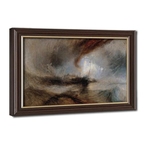 Toile tempête de neige de Turner pour remplacer un cadre mural vide