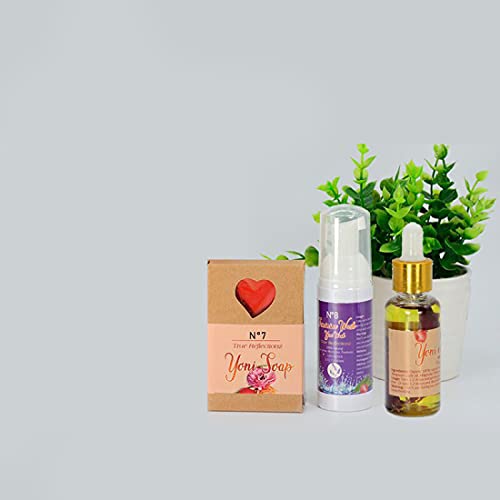 Yoni oil kit Yoni oil for vaginal tightening Yoni wash for cleansing Yoni soap for pH balance feminine care Yoni organic soap bar for women yoni soap wash way odor itchiness yoni kit