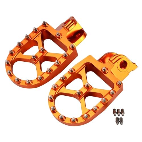 Repose-pieds moto orange compatible avec KTM 690 Enduro 990 1090 1190 1290 Adventure