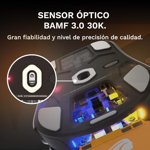 Olvida las cargas con el ratón gaming GLORIOUS Model O3 de batería intercambiable y sensor 30K 4