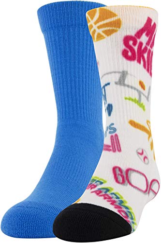 Under Armour Youth Novelty Crew Socks, 2-Pairs