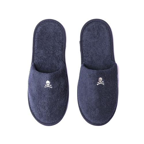 Scalpers Zapatilla lisa con bordado azul marino Talla 33-38