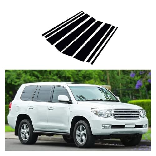 Adornos de pilar efecto espejo para postes ventanilla Land Cruiser J200 2
