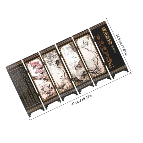 Paravent en bois de style chinois traditionnel pour separation - 3