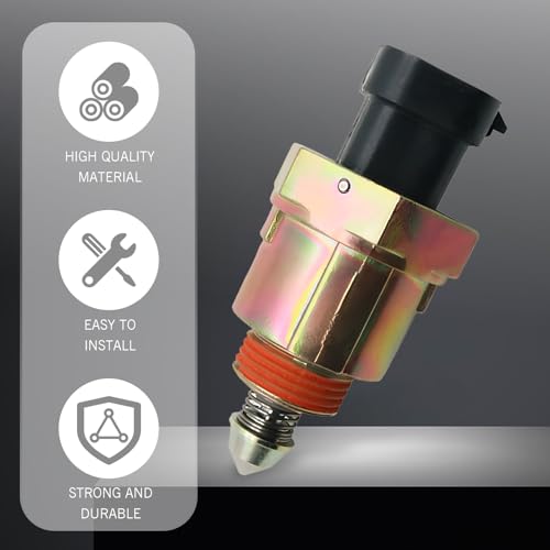 Cerfioo CERKZF1701MC- 1 Pc Car Idle Motor, Fuel Injection Injector Idle Air Control Valve, Replacement Oem No. 17089062 Ac102 17089062 Ac1 17111281 17111286 Parts thumb #2