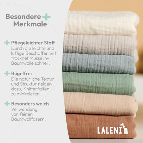 Laleni Baby & Kinder Bettwäsche Set 100x135cm + Kissenbezug 40x60cm, 100% Baumwolle, Oeko-TEX Zertifiziert, Flieder
