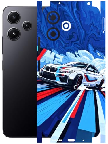 Image of AtOdds - Full Body Back Screen Guard Protector Film - Lamination Wrap Skin Sticker Compatible with Poco M6 PRO (5G) | Scratchproof Matte Finish (BWM)