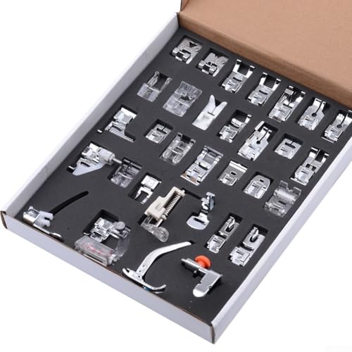 Juego de 32 Pies de Prensatelas para Máquina de Coser miniatura 7