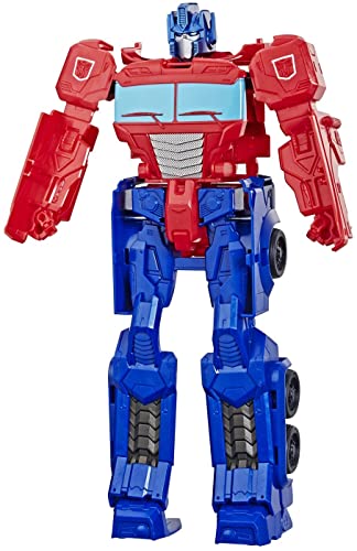 Transformers Optimus Prime Toy Figure - 11-Inch Plastic Play Robot with Vehicle Theme