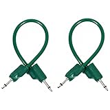 Tiptop Audio Green 20cm Stackcables 2 PACK