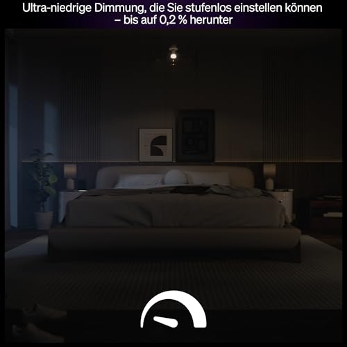 Philips Hue White & Color Ambiance E27 LED Glühbirne, 1100lm, 16 Mio. Farben, dimmbares LED Licht, Leuchtmittel steuerbar via App und Stimme, kompatibel mit Amazon Alexa, 1er Pack, neue Generation 4