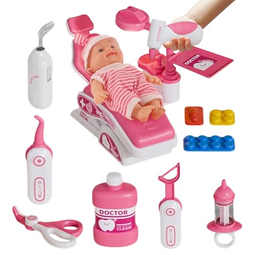 Kit Dentista Niños – Juguetes educativos de ficción realistas y divertidos – Juego de Doctora Niñas – Para Actividades Escolares Guardería Casa y Libre en Familia