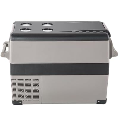 Happybuy 12 Volt Refrigerator, 45L Portable Freezer with App Control(-4?~68?), for Travel & Home use, Black