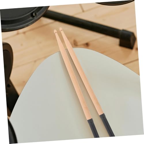 Baquetas de batería ergonómicas de madera con agarre cómodo azul miniatura 6