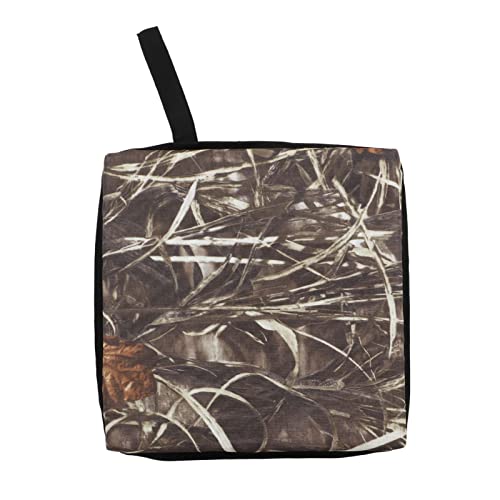 Natudeco Outdoor Seat Cushion Waterproof Square Cushion Mat Single Layer Camping Seat Pad Foam Filling Cushion with Lanyard for Hunting Fishing Picnic Stadium