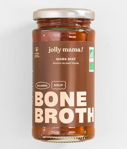 Jolly Mama - Bouillon de Boeuf Bio Riche en Collagène - 15g de co...