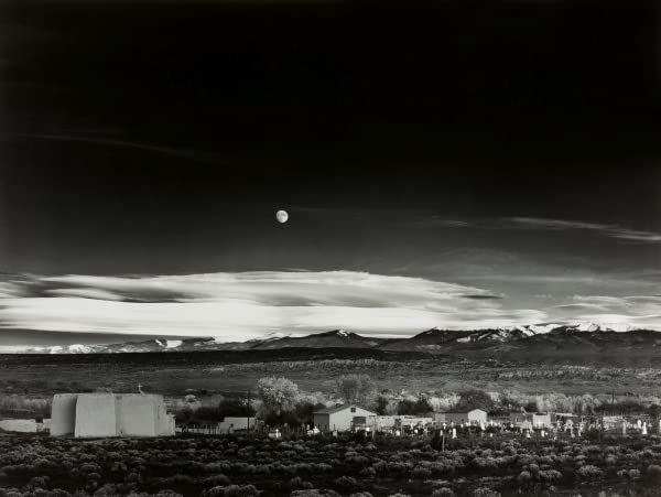 Amazon.com: Ansel Adams Moonrise over Hernandez New Mexico wall