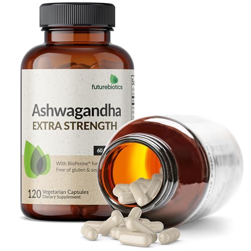 Image of Futurebiotics Ashwagandha Extra Strength Stress & Mood Support 120 Capsules