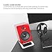Kanto S6W Tilted Desktop Speaker Stands for Large Bookshelf Speakers & Full-Size 5”-7” Studio Monitors | Supports 20 lbs | Damping Foam Padding | ¼”-20 Mounting | Pair | White