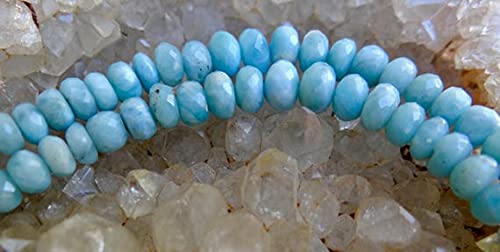 Larimar perles véritables régulières pour éviter les défauts sur vos colliers