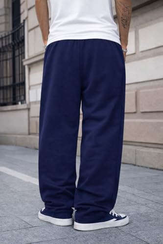 Image of Rockwell Men's Baggy Sweatpants | Cotton Terry Relaxed Fit Joggers for Men | Oversized Streetwear Track Pants | Casual Gym & Everyday Wear| 018