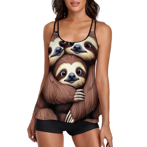 Two Piece Swimsuits for All Women, High Cut Low Back Swimming Suit Monokini