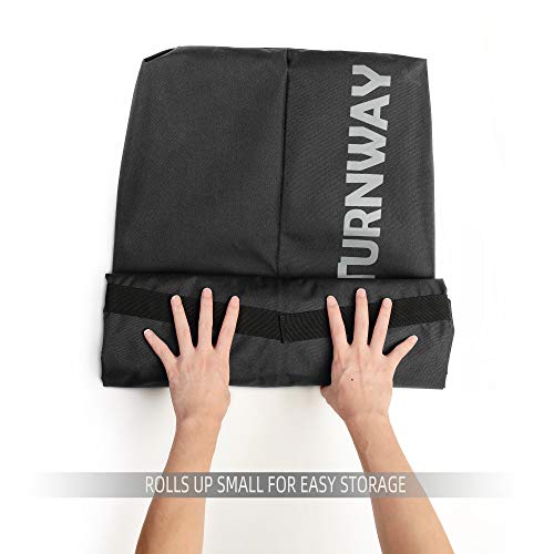 TurnWay Snowboard Bag | Store & Transport Snowboard Up to 165 cm & Extras | Waterproof - for Men, Women and Youth (Black)