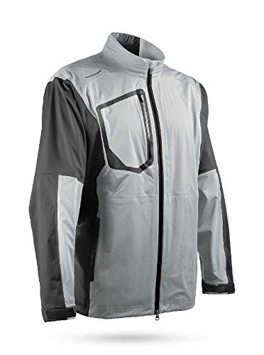 Sun Mountain 2019 Men's Elite Golf Jacket Platinum-Steel X-Large