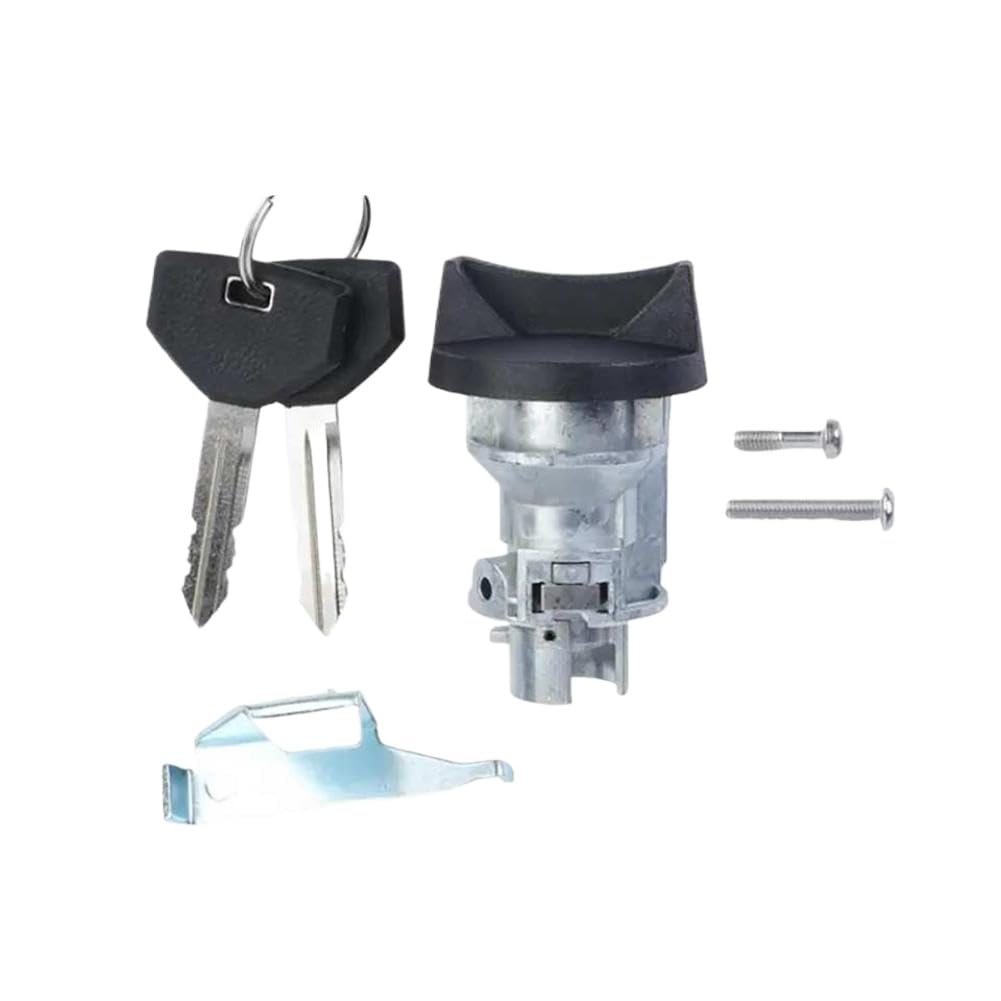 Ignition Lock Cylinder with 2 Keys Compatible with Imperial Dynasty Dakota Caravan Ram B150 B250 B350