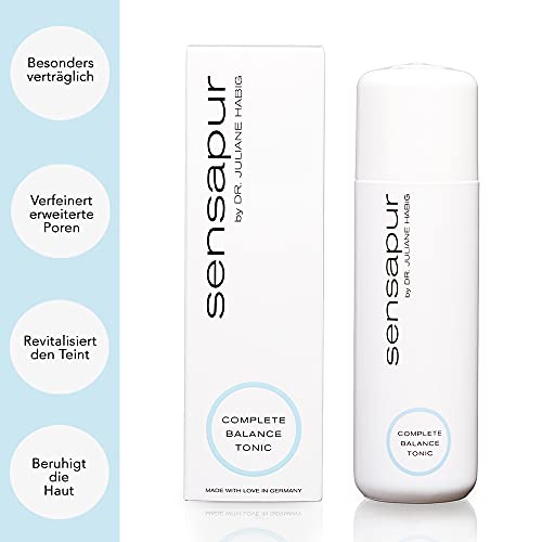 SENSAPUR Complete Balance Tonic Teint und Poren verfeinerndes Feuchtigkeitstonic für Gesicht, Hals und Décolleté 200ml