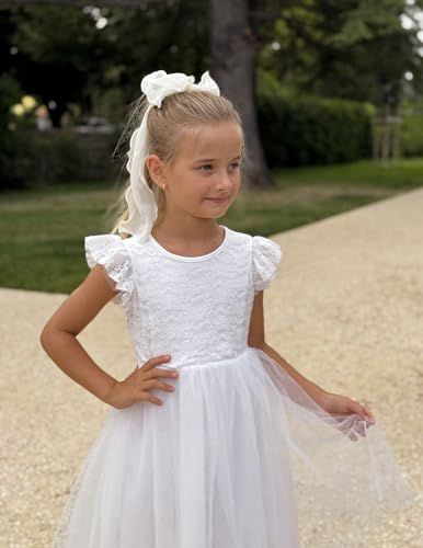 image for Arshiner Girl Tutu Lace Dresses Flower Wedding Princess Formal Special