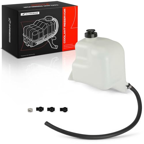 A-Premium Engine Coolant Overflow Recovery Reservoir Tank [with Cap & Tubing] Compatible with 1981-1991 Chevrolet & GMC & GM Vehicles - CK Series, RV Pickups, Blazer, Suburban, Full Size Truck
